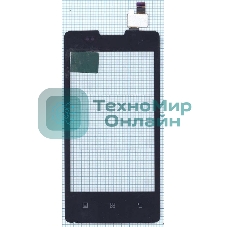 Сенсорное стекло (тачскрин) для Lenovo A600e, черный