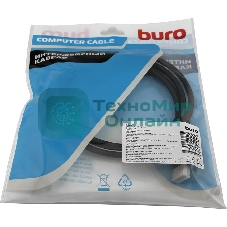Кабель аудио-видео Buro DisplayPort (m)/DisplayPort (m) 1.5м. черный
