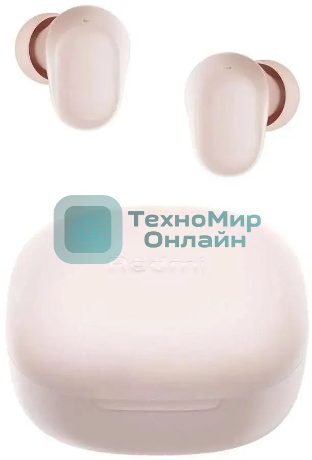 Наушники TWS Xiaomi Redmi Buds 6 Play розовый, внутриканальные, Bluetooth, быстрая зарядка, до 7 ч