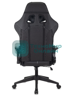 Кресло Бюрократ VIKING 5 AERO WHITE черный/белый, экокожа, 120 кг, механизм качания