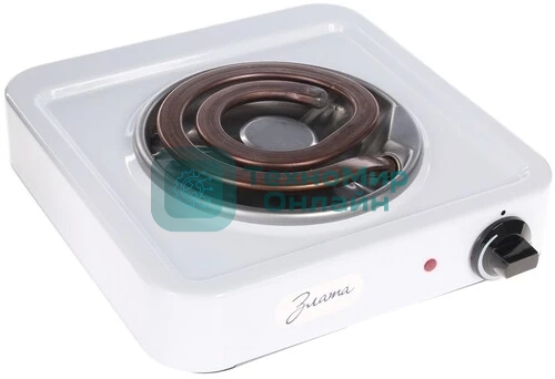 Плита настольная электрическая Злата 114Т белая