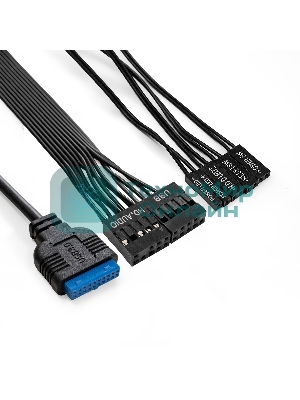 Компьютерный корпус Minitower ExeGate BAA-113-AAA350 (mATX, БП AAA350 с вент. 8см, 2*USB, аудио, черный)