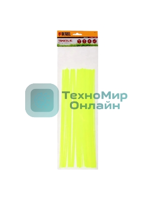 Леска для триммера Denzel квадратная нарезанная 2мм х 30 см 50 шт FLEX CORD