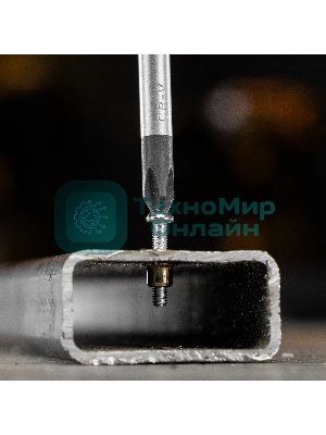 Заклепки резьбовые Denzel стальные, оцинкованные, М3, пластиковый кейс, 200 шт.