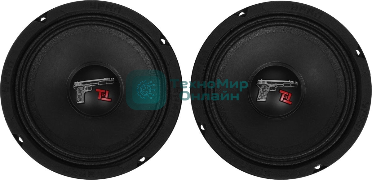 Колонки автомобильные Ural ТТ 165.2 (без решетки) 220Вт 95дБ 4Ом 16.5 см (6 1/2 дюйм) (ком.: 2кол.) среднечастотные однополосные