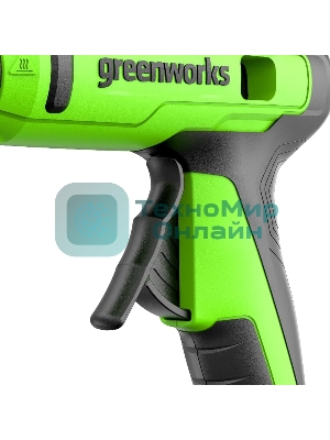 Пистолет клеевой аккумуляторный GreenWorks G24GLG, 24V, 11 мм, без АКБ и ЗУ (3502207)