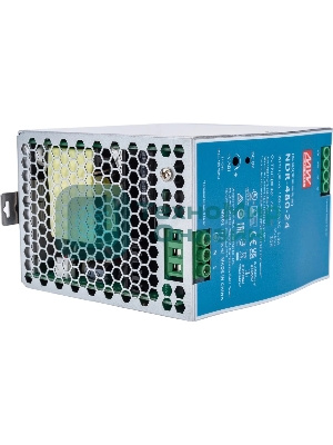 Блок питания AC-DC, 480Вт, вход 90-264V AC, 47-63Гц,127-370В DC, выход 24В,20A, рег. вых 24-28В, в кожухе на DIN-рейку