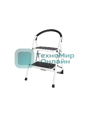 Стремянка стальная двухступенчатая Deli DL509012 макс.высота 460мм, до 150кг, ступени 360x270мм