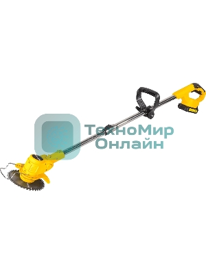 Триммер аккамуляторный Huter GET-20M-Li, 20 В, 2 Ач