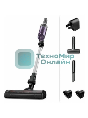 Пылесос Tefal TY1129WO, черный/фиолетовый, 100/500 Вт, уборка сухая, пылесборник контейнер 0.4 л