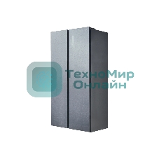 Холодильник Centek CT-4200 серый двухкамерный 365/241л морозилка сбоку, No Frost, Side by Side