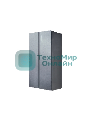 Холодильник Centek CT-4200 серый двухкамерный 365/241л морозилка сбоку, No Frost, Side by Side