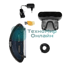 Робот-пылесос Vitek VT-1805 белый/синий, Li-Ion, уборка сухая/влажная, пылесборник контейнер 0.5 л