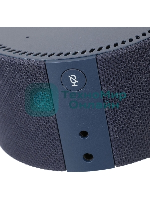 Умная колонка Яндекс Станция Мини, 10Вт, с голосовым ассистентом Алиса на YaGPT, с LED-часами, синий