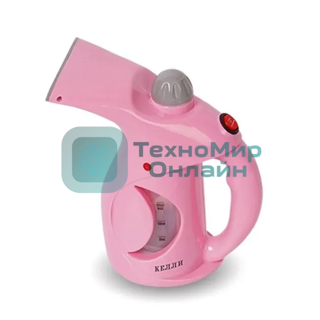 Отпариватель Kelli КL-316 розовый, 1650 Вт, 20 г/мин, 250 мл