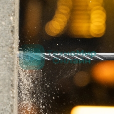 Бур по бетону Denzel цельная крестовая пластина, 6x165 мм, SDS PLUS