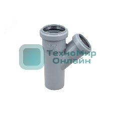 Тройник канализационный Политэк 45 град. 50 х 40 205445