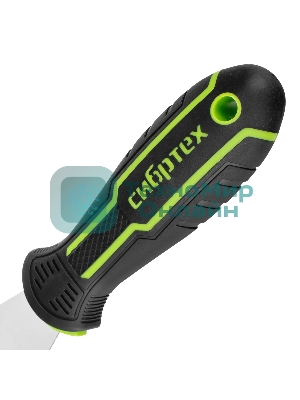 Шпательная лопатка из нержавеющей стали Сибртех 50 мм, двухкомпонентная рукоятка