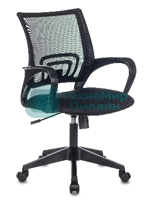 Кресло Бюрократ CH-695N/BLACK черный, сетка, 120 кг, механизм качания