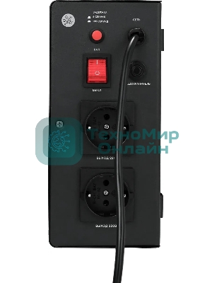 Стабилизатор напряжения Smartwatt AVR Triac 2000TW 2000ВА черный