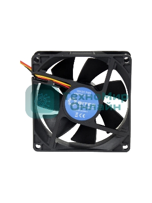 Вентилятор для корпуса 5bites FB8025S-12L3 черный, 80 x 80 мм, 2000 об/мин, 22 дБ, 3 pin
