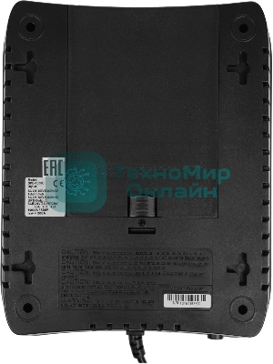 Источник бесперебойного питания Powercom SPD-1000U 550Вт 1000ВА черный