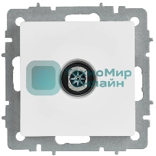 Розетка телевизионная оконечная IEK BRITE РТВ11-0-БрАБ а/б