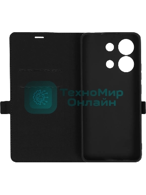 Чехол (флип-кейс) BoraSCO для Xiaomi Redmi Note 13 4G Book Case черный (72993)