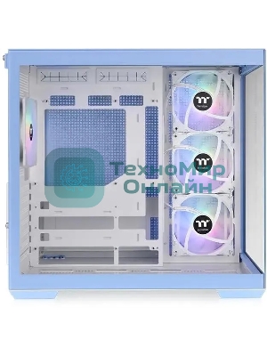 Компьютерный корпус Thermaltake View 380 TG ARGB синий без БП ATX 6x120мм 2x140мм 1x200мм 2xUSB3.0 audio bott PSU