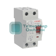 Выключатель дифференциального тока (УЗО) 2п (1P+N) 63А 300мА тип AC MDL100 YON MDL100-2P4-63-AC