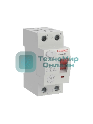 Выключатель дифференциального тока (УЗО) 2п (1P+N) 63А 300мА тип AC MDL100 YON MDL100-2P4-63-AC