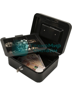 Ящик для денег Silwerhof 90x200x160 черный