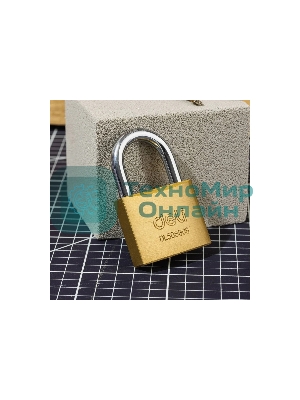 Замок навесной Deli DL508906 латунный, 50мм