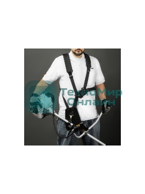 Триммер бензиновый Kranz KR-52, 52см3, 3 л.с, разборная штанга