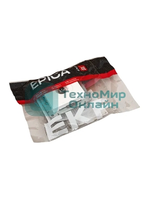 Механизм розетки TV EKF UP1-SOW-TV-3 оконечная, белый Эпика