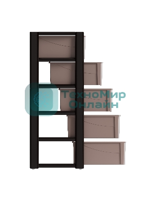 Комод Альтернатива Колорит 5 секц., венге, широкий М8762
