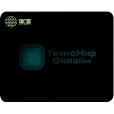 Коврик для мыши Cactus черный 220x180x2мм (CS-MPC-P01XS)
