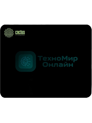 Коврик для мыши Cactus черный 220x180x2мм (CS-MPC-P01XS)