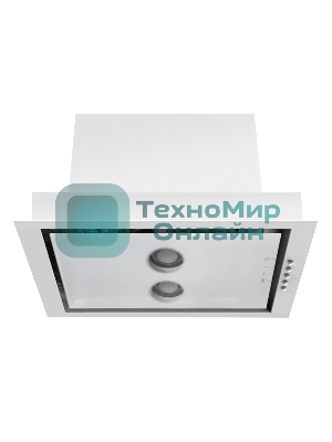 Вытяжка полновстраиваемая Gefest ВО 4603, белый, 52 см, 800 куб. м/ч, отвод/циркуляция, 78 дБ