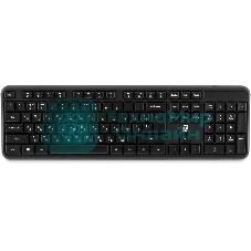 Клавиатура Oklick K888W беспроводная, радиоканал, чёрный