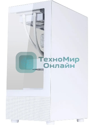 Компьютерный корпус AeroCool/Formula Crystal Z1 белый без БП ATX 2xUSB 2.0 1xUSB 3.0 audio bott PSU