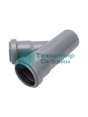 Тройник канализационный Политэк 45 град. 50 х 40 205445