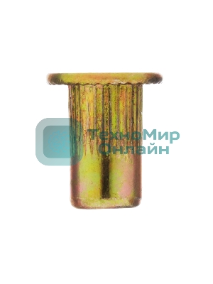 Заклепки резьбовые Denzel стальные, оцинкованные, М3, пластиковый кейс, 200 шт.