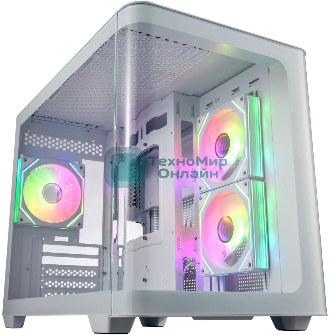 Компьютерный корпус FSP mATX Minitower S380-WA, белый