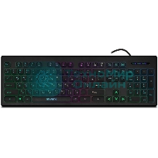Клавиатура SVEN KB-C7500EL проводная, USB Type-A, чёрный