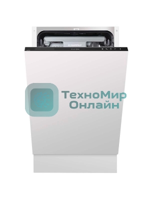 Встраиваемая посудомоечная машина Maunfeld MLP-08IM, черный, 44.8 см, 10 компл., 47 дБ, класс A++