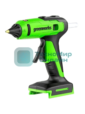 Пистолет клеевой аккумуляторный GreenWorks G24GLG, 24V, 11 мм, без АКБ и ЗУ (3502207)