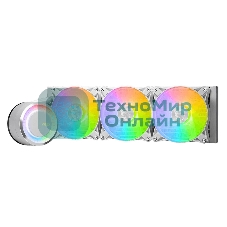 Жидкостная система охлаждения MSI MAG CORELIQUID E360 белый 3x ARGb Fan, ARGb Block, Color Box, Pallet packing