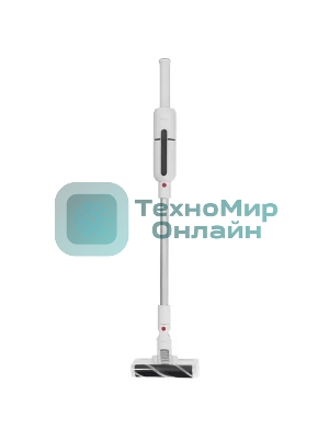 Пылесос вертикальный Deerma VC55 белый, питание от аккумулятора, 130 Вт, уборка сухая, пылесборник 0.3 л, работа от АКБ max 20 мин