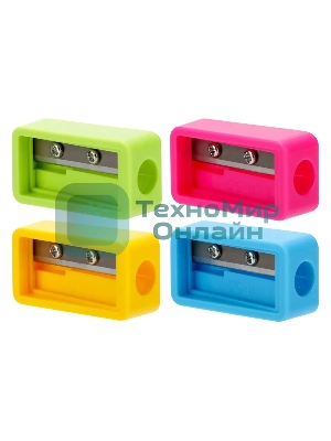 Точилка для карандашей ручная Deli EH556, 1 отверстие, пластик, ассорти